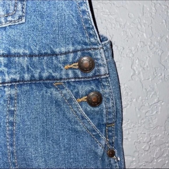 OshKosh 24 Month Blue Denim Overalls - Picture 4 of 10